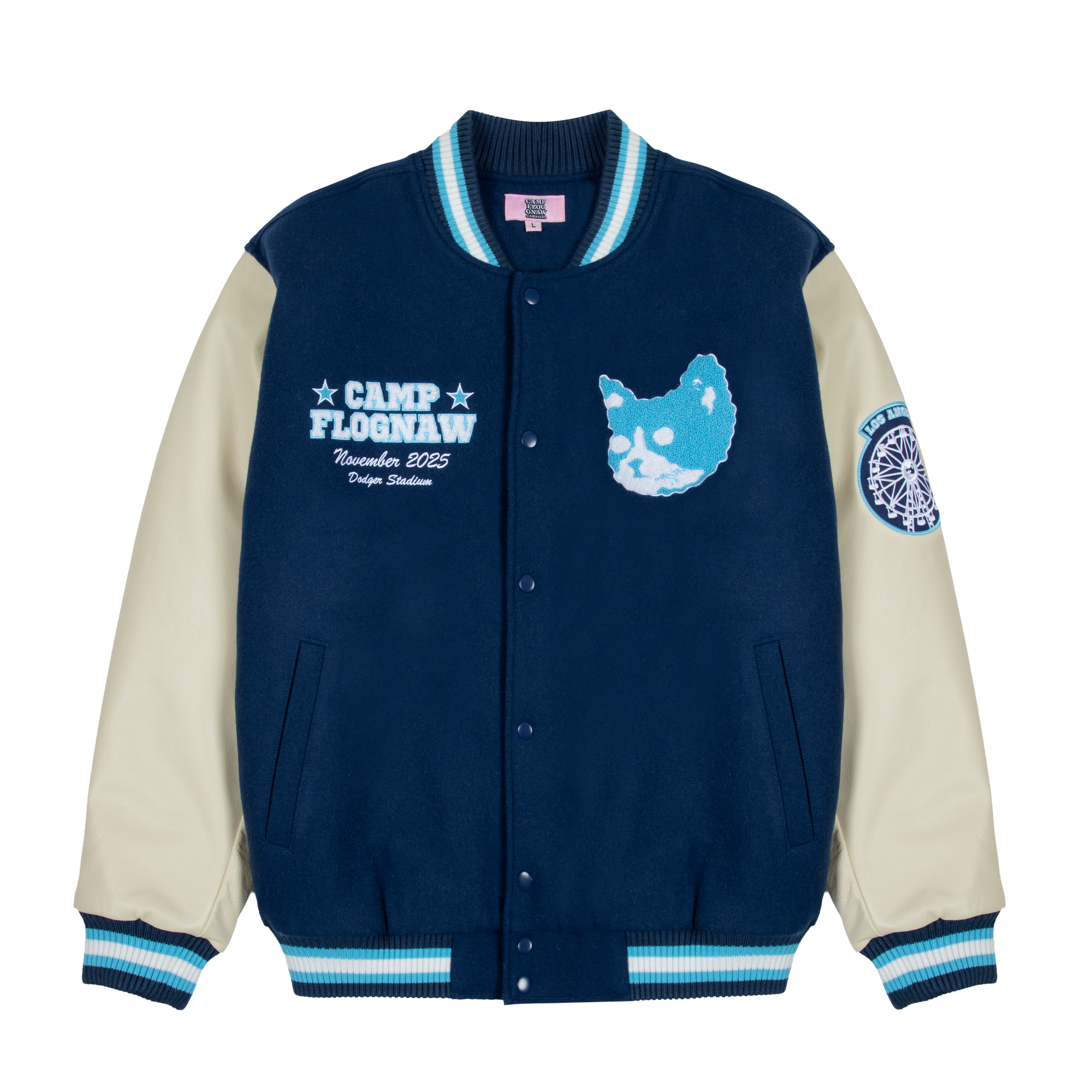 KILL CAT VARSITY JACKET by GOLF WANG