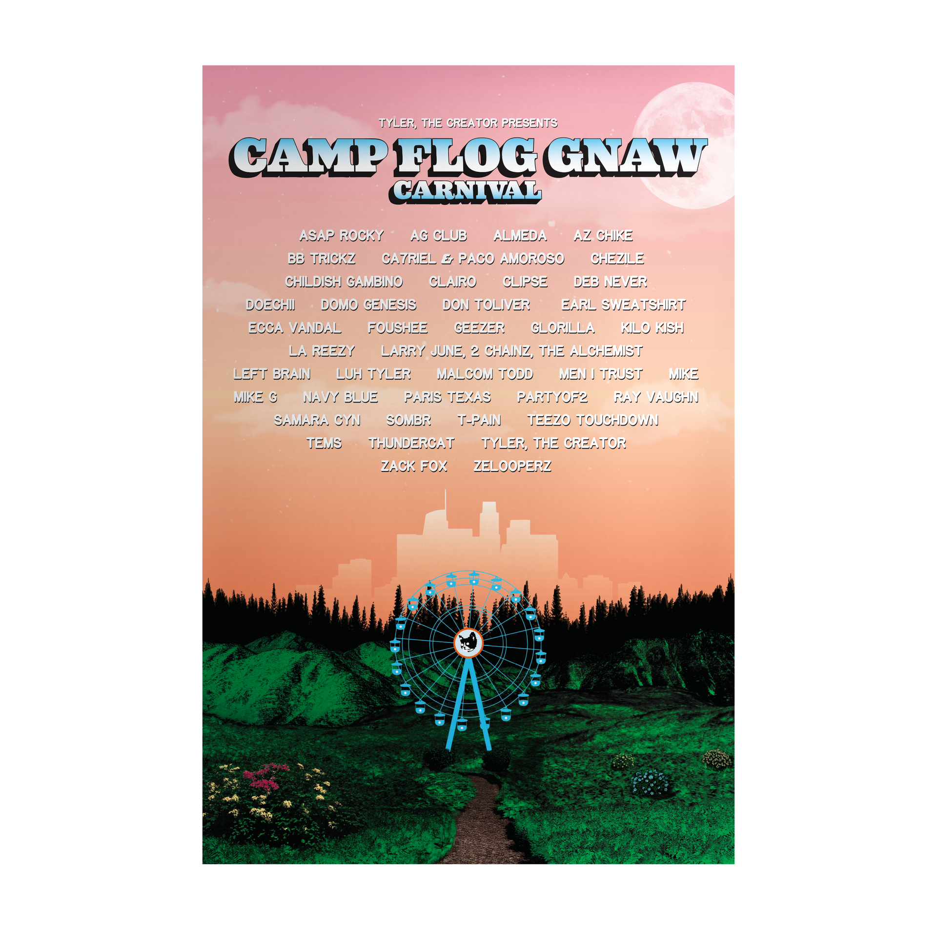 LINEUP POSTER by GOLF WANG