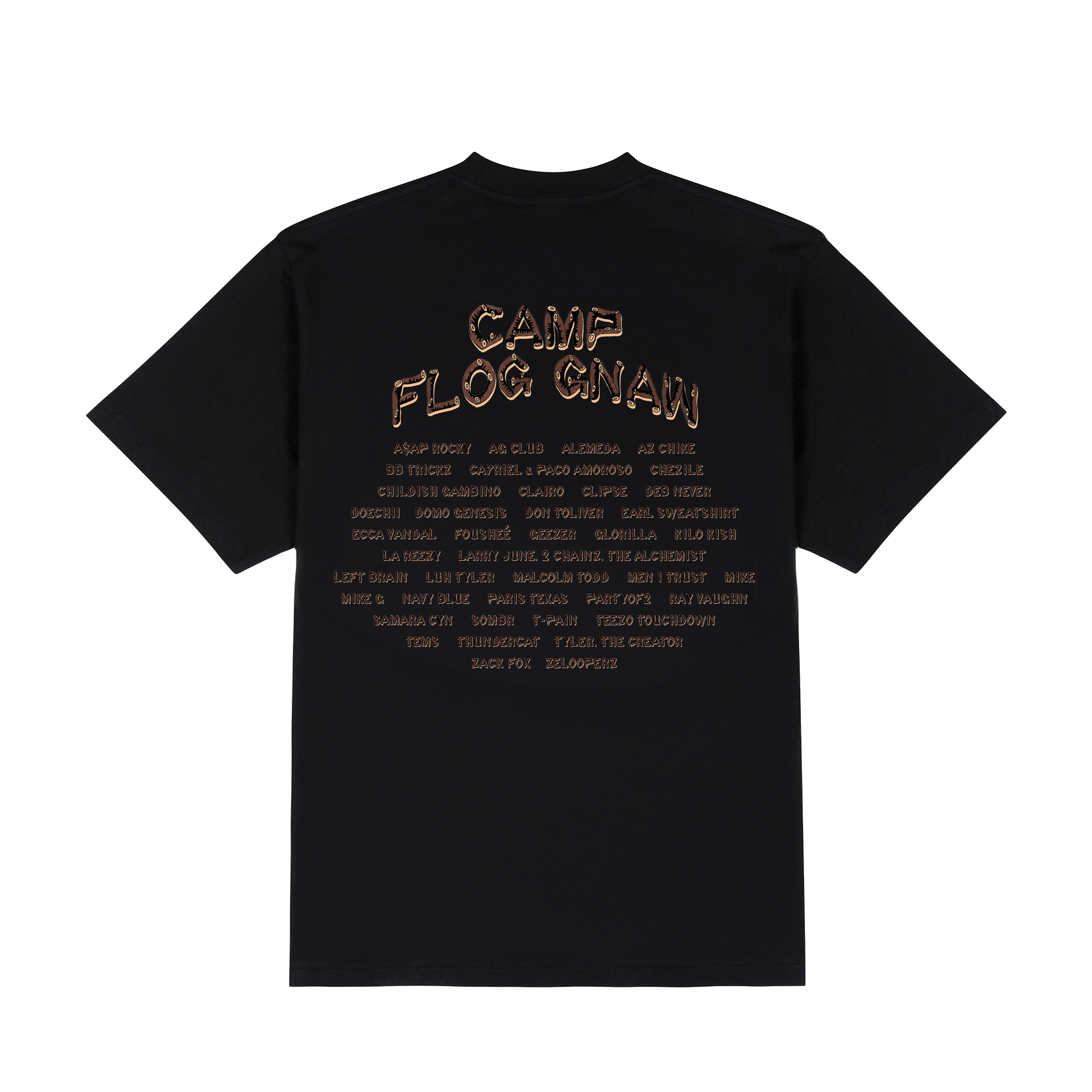 LINEUP BLACK TEE by GOLF WANG