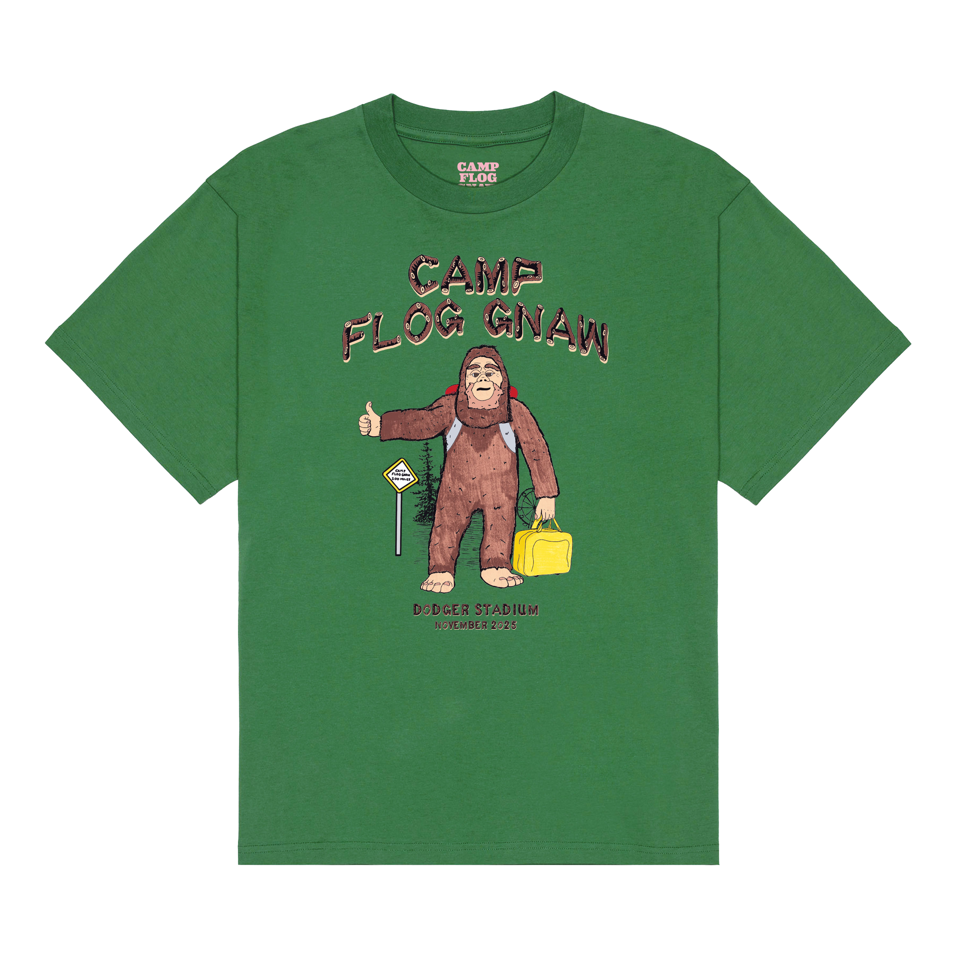 LINEUP GREEN TEE by GOLF WANG