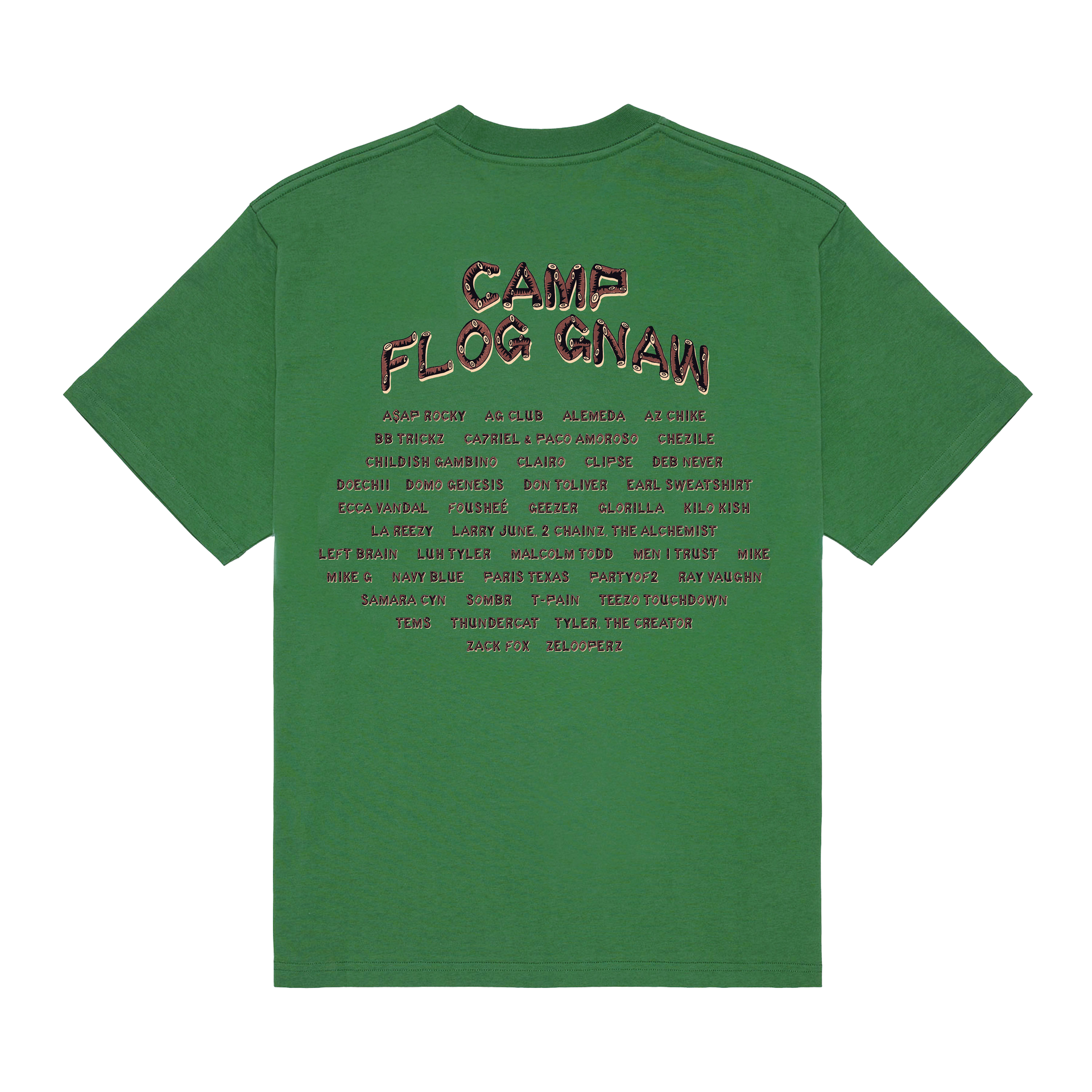 LINEUP GREEN TEE by GOLF WANG