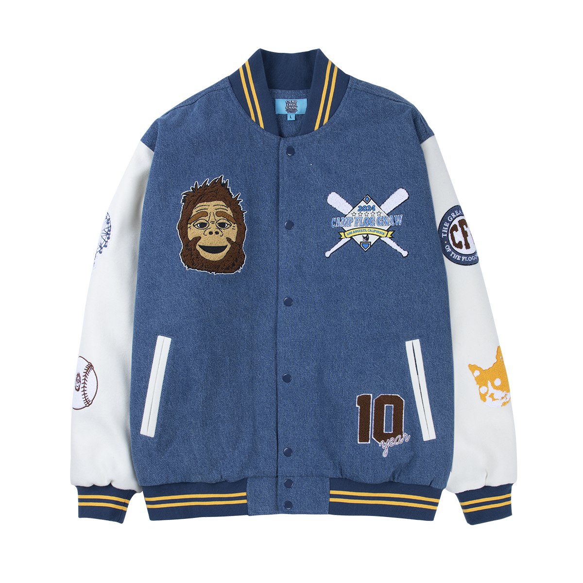 SASQUATCH LETTERMAN JACKET by GOLF WANG