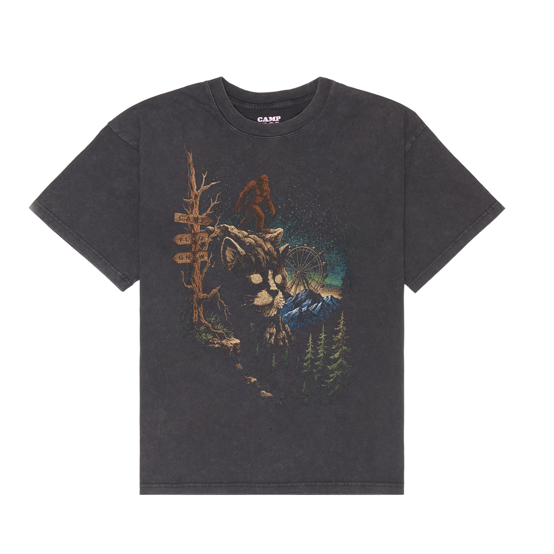 MOUNTAIN KILL CAT TEE by GOLF WANG