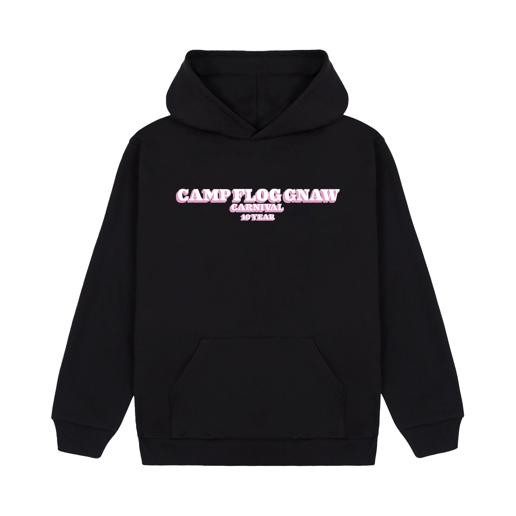 LINEUP BLACK HOODIE by GOLF WANG