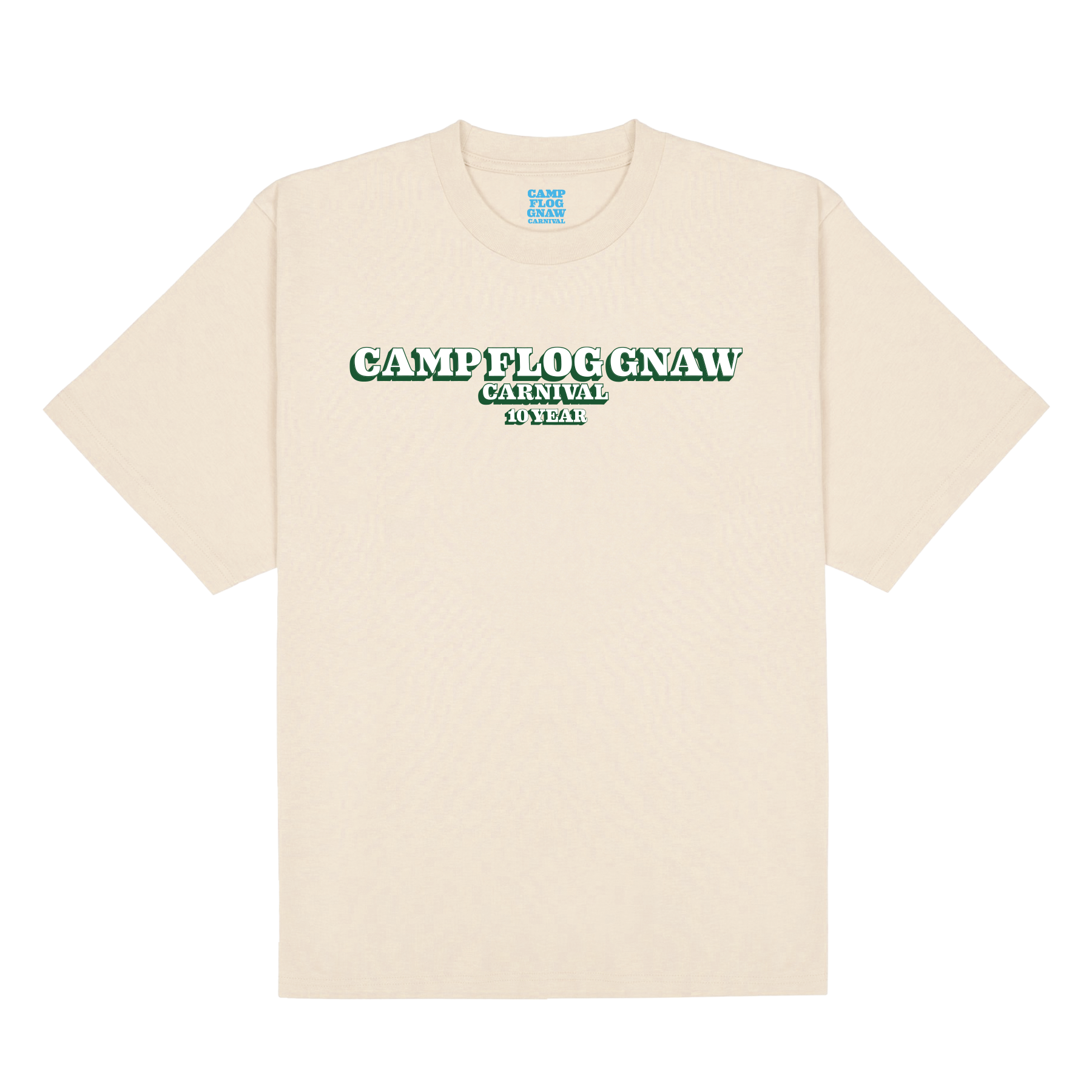 LINEUP CREAM TEE